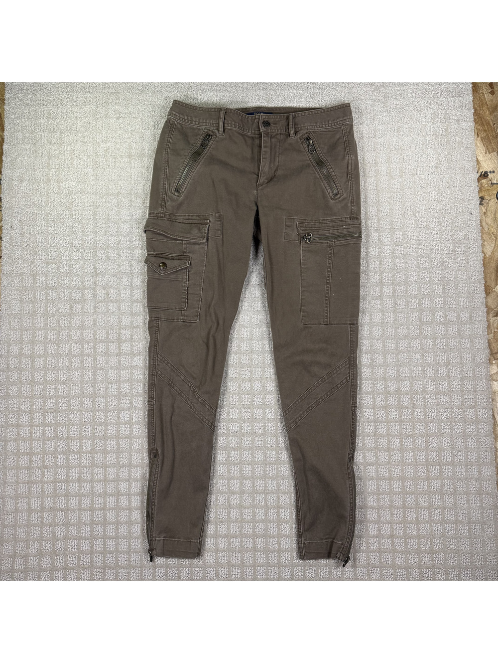 Polo Ralph Lauren brown cargo pants slim fit Women's 6